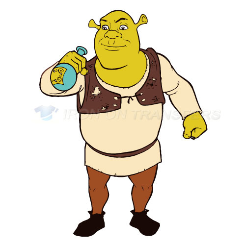Shrek Iron-on Stickers (Heat Transfers)NO.3422
